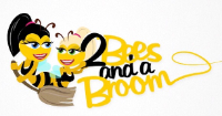 2 Bees And A Broom