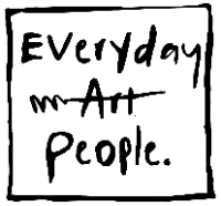 Linocut Art Prints - Everyday Art People