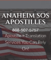 Business Listing Anaheim SOS Apostilles in Anaheim CA