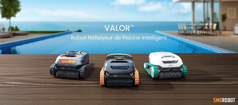 SMROBOT présente le robot nettoyeur de piscine intelligent — Valor